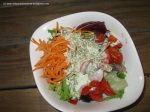 Kleiner Salat (3,50 Euro)