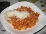 Nudeln Tomate-Mozzarella (6,75 Euro)